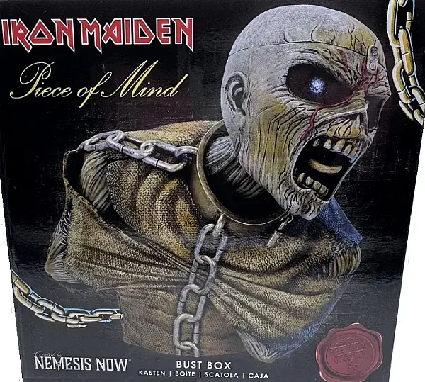 IRON MAIDEN BUST PIECE OF MIND 12 CM